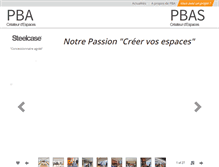 Tablet Screenshot of probureauamenagement.fr